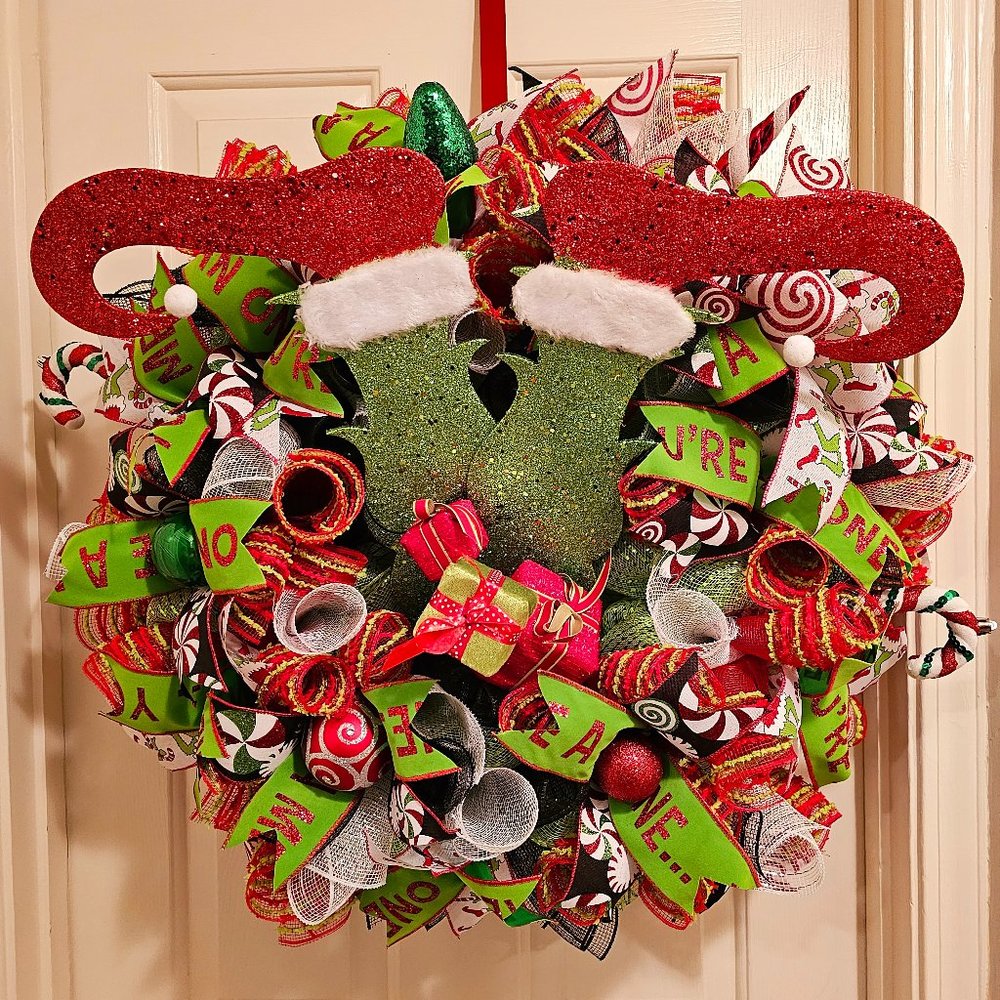 Christmas GRINCH Wreath